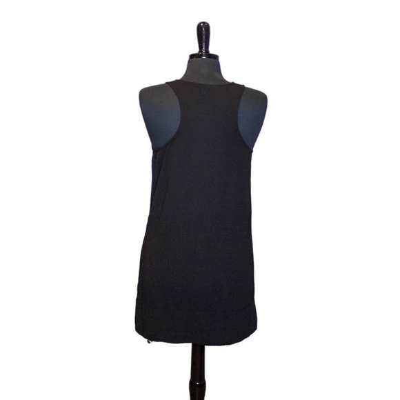 Leith Black Shift Dress Sleeveless Mini A Line Size S - Picture 2 of 3